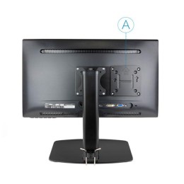 Soporte Vesa para Mini Pc / Nuc / Barebone / Tooq TCCH0007-B / Vesa 75x75 / 100x100 / Negro