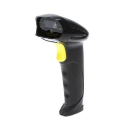Lector codigo de barras laser Eightt + Soporte / 1D-2D-QR / Rs232 / Usb / Negro / ESC-2D