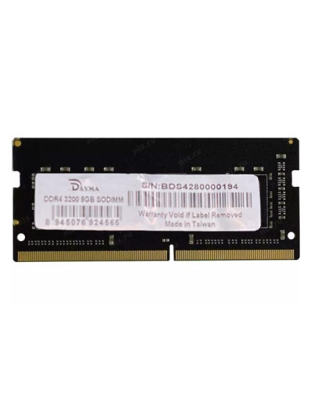 Memoria Ram Dayma SODIMM DDR4 8Gb 3200mhz / Non-ecc / Chips Samsung / DM0003