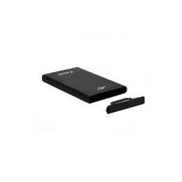 Caja externa aluminio 2.5 USB 3.1 Sata Tooq Negra 9.5mm TQE-2522B