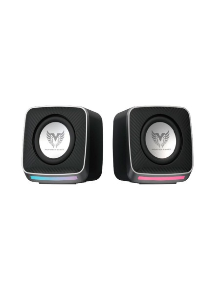 Altavoces 2.0 PC TF4194 / 2x3w / Usb / Jack 3.5mm / Luz Rgb / Negro / MTK