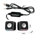Altavoces 2.0 PC TF4194 / 2x3w / Usb / Jack 3.5mm / Luz Rgb / Negro / MTK