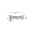 ÷ Soporte de pared orientable omb bisolution para pantalla 10-32