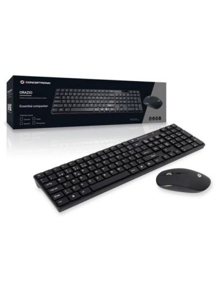÷ Teclado y mouse conceptronic wireless orazio portugues