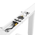 ÷ Mesa electrica ergonomica altura regulable motor dual sin tablero color estructura blanca control