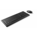 ÷ Teclado mouse y alfombrilla wireless energy system office set 3 silent color negro