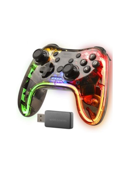 ÷ Gamepad inalambrico mars gaming mgp-24 adaptador usb 2.4gpro conexion usb-c multiplataforma 20 boton
