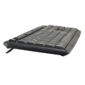 ÷ Teclado y mouse equip life usb  portugues color negro