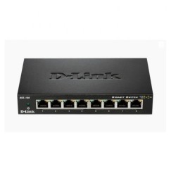 ÷ Switch no gestionable d-link dgs-108gl 8p giga carcasa metalica sobremesa no rack