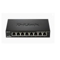 ÷ Switch no gestionable d-link dgs-108gl 8p giga carcasa metalica sobremesa no rack