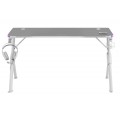 ÷ Mesa mars gaming mgd rgb 140 white chasis de acero tablero 140x60cm altura 75cm alfombrilla nanotext