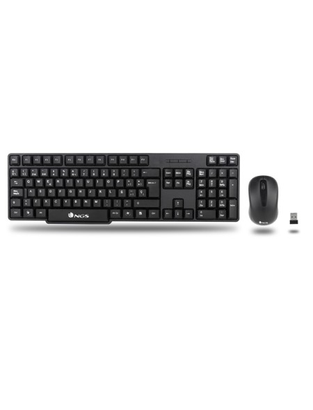 ÷ Teclado y mouse ngs wireless euphoria kit multimedia