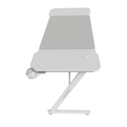 ÷ Mesa mars gaming mgd x140 chasis de acero tablero blanco 140x60 dise?o fibra carbono alf. xxl