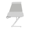 ÷ Mesa mars gaming mgd x140 chasis de acero tablero blanco 140x60 dise?o fibra carbono alf. xxl