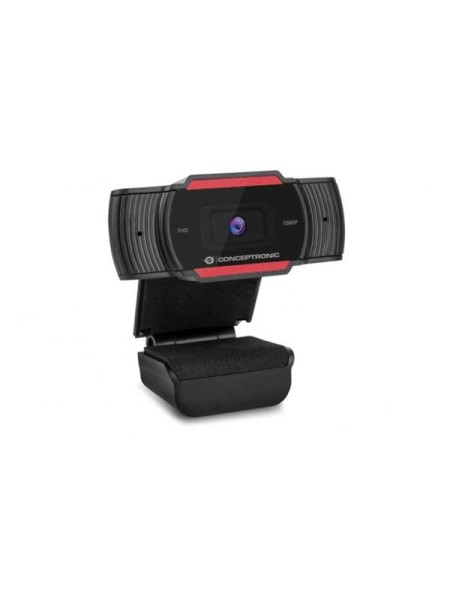 Webcam con Microfono Conceptronic AMDIS04R / Full HD 1080p / Usb / Foco fijo / 3.6mm / Angulo vision 65º