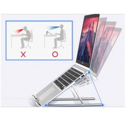 ÷ Soporte de portatil conceptronic de aluminio plegable