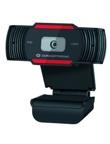 ÷ Webcam fhd conceptronic amdis04 1080p usb foco fijo 3.6mm 30 fps angulo vision 65? microfono integra