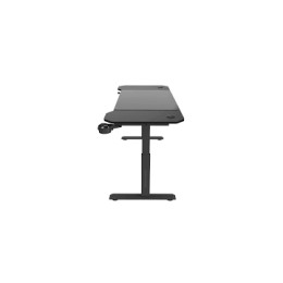 ÷ Mesa mars gaming mgd ergo 140 regulable en altura tablero negro 140x60 chasis de acero alf. xxl