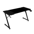 ÷ Mesa mars gaming mgd x140 chasis de acero tablero negro 140x60 dise?o fibra carbono alf. xxl