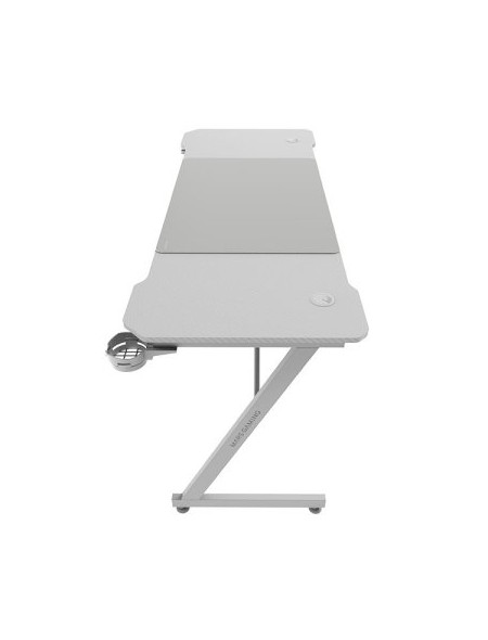 ÷ Mesa mars gaming mgdx160w chasis acero 160x60x75 fibra de carbono gestion cables blanco