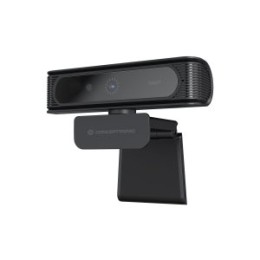 ÷ Webcam fhd conceptronic amdis 1080p usb reconocimiento facial windows hello 30fps angulo vision 80?