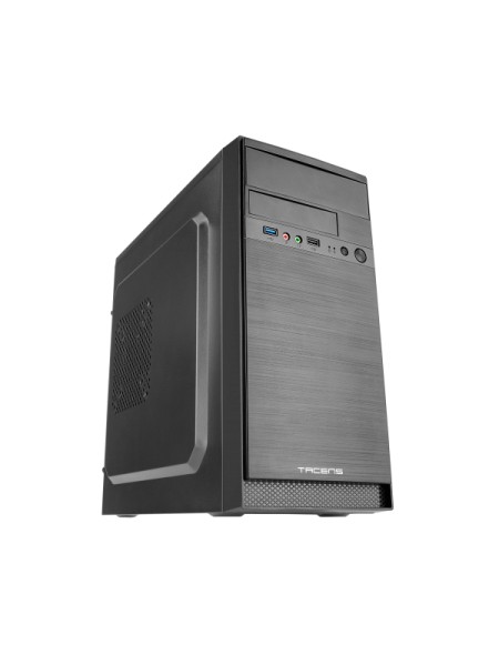 ÷ Caja microatx tacens anima ac4 usb3.0 usb2.0 full black ssd sin fuente de alimentacion