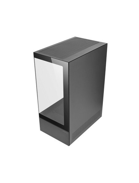 ÷ Caja atx semitorre gaming mars gaming mcxo doble cristal templado argb gpu 328mm 1x3.5 3x2.5 negro