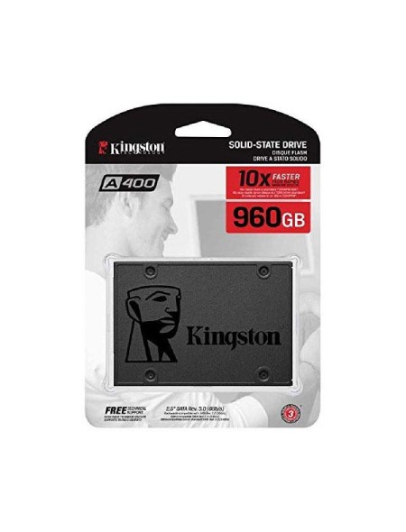 Disco duro 2.5 SSD Kingston 960Gb SSDnow Sata3 / SA400 / SA400S37/960G