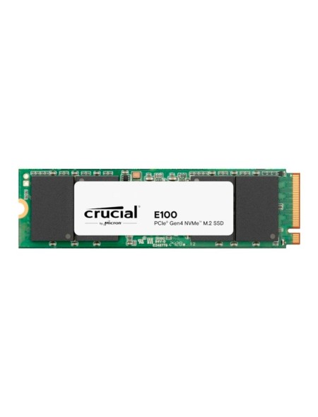 Disco duro SSD M.2 Nvme Pcie 4.0 Crucial E100 / 480 GB / M.2 2280 / 4.500 MB/s / CT480E100SSD8
